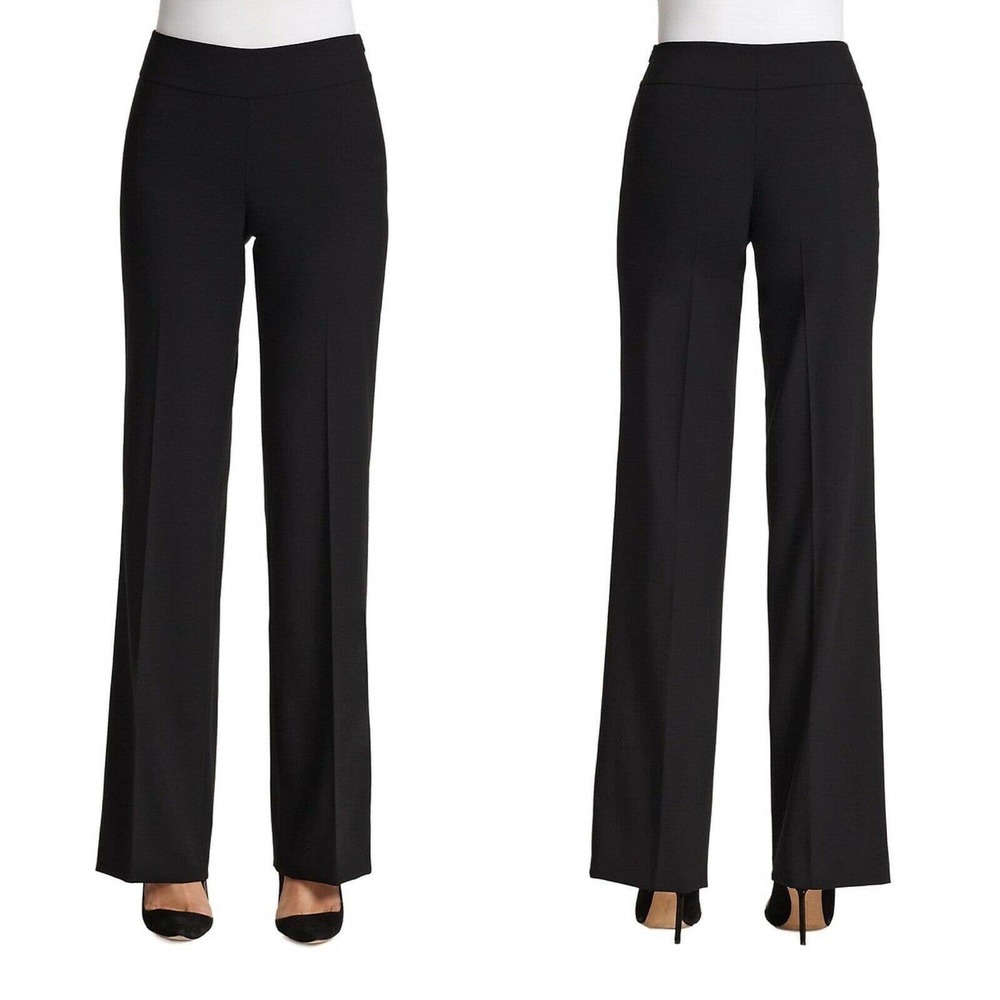 Akris Punto Elements Karla Wool Trousers Black